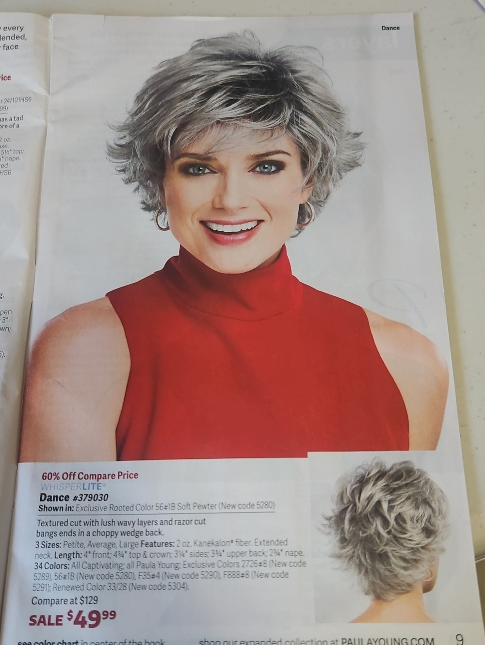 PAULA YOUNG WiG New In Box Whisper Light dance Sunkissed Blond - Picture 2 of 15